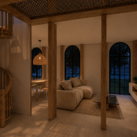 Maison bois - Intérieur